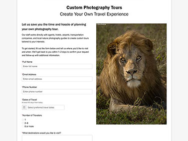 NatureScapes Workshops and Tours - Custom Photography Tours