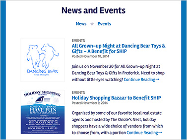 SHIP - News and Events Page